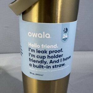 Owala Limited Release FreeSip Sway "Metallic Gold" NWT